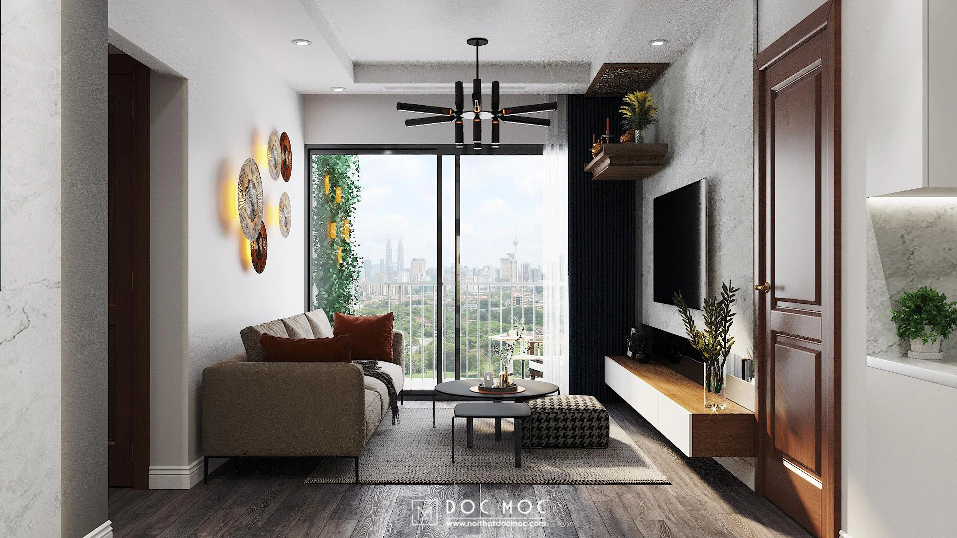 Nội thất căn hộ 1102HDI